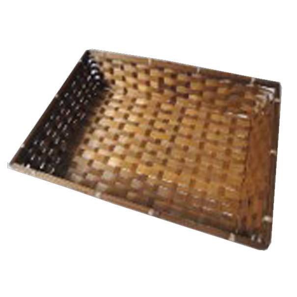 Lightweight BAMBOO Basket / Packing Tray - 20x15x6cm (BROWN)